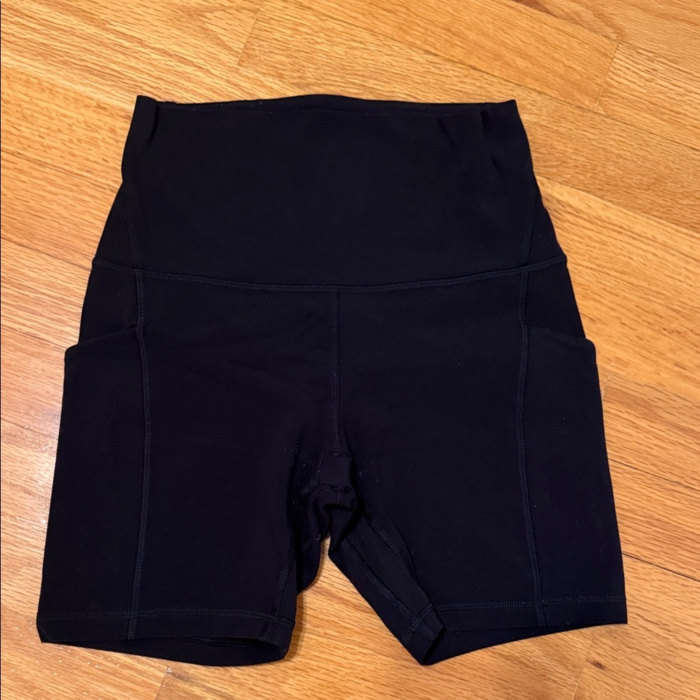 Lululemon Athletica Midnight Black Bike Shorts